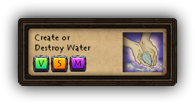 Create or Destroy Water